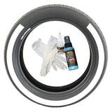 Tire Stickers 4 OF EACH / BLUE / 14"-16" / 0.75" Tire Stickers - F1 Stripes Only - Temporary F1-1416-075-4-B-T