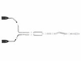 AFE aFe Vulcan Series 4-3in 304SS Exhaust Cat-Back w/ Blk Tips 2019 GM Silverado/Sierra 1500 V8-6.2L 49-34102-B