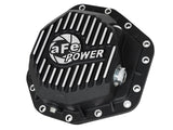 AFE aFe Power Pro Ser Rear Diff Cover Black w/Mach Fins 2017 Ford Diesel Trucks V8-6.7L(td) Dana M275-14 46-70352