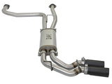 AFE aFe POWER Rebel Series 2-1/2in 409 SS Cat Back Exhaust w/ Black Tips 16-17 Nissan Titan V8 5.6L 49-46126-B