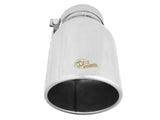 aFe Diesel Exhaust Tip Bolt On Polished 4in Inlet x 6in Outlet x 12in Length | 49T40604-P12