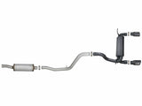 AFE aFe Rebel Series 2.5in 409 SS Cat-Back Exhaust System w/ Black Tips Jeep Wrangler (JL) 2018 V6 3.6L 49-48066-B