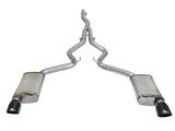 aFe MACHForce XP Exhausts Cat-Back SS-304 EXH w/ Black Tips 15-16 Ford Mustang EcoBoost 2.3L (t) | 49-33084-B