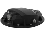 AFE aFe Pro Series GMCH 9.5 Rear Diff Cover Black w/Mach Fins & Gear Oil 19-20 GM Silverado/Sierra 1500 46-71141B