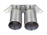 AFE aFe Power Mach Force Xp 4in 304 SS Bolt-On Exhaust Tips Brushed 14-19 Porsche 911 GT3 3.8L/4.0L 49C36435-H