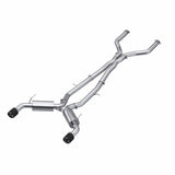 MBRP 16-19 Infiniti Q50 3.0L FWD/AWD 3in Cat Back w/ 4.5in OD Carbon Fiber Tips - T304 | S44003CF