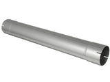 aFe MACHForce XP Exhausts Muffler Delete Aluminized 4 ID In/Out 8 Dia | 49-91003