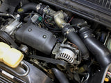aFe Bladerunner Intercoolers I/C Tube 3in Hot/Cold Ford F-250/F-350 99-03 V8-7.3L - Black | 46-20094-B