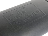 aFe MACH Force-Xp 409 SS Muffler w/ Black Finish 3in Center/Offset 22in L x 11in x 5in - Oval Body | 49M00016-B