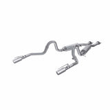 MBRP 99-04 Ford Mustang GT/Mach 1 2.5in Dual Split Rear AL Catback Exhaust w/ 3.5in Dual Wall Tips | S7221AL
