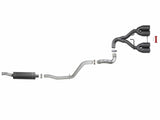 AFE aFe Rebel Series 2.5in. 304 SS C/B Exhaust System 2018 Jeep Wrangler (JL) V6-3.6L - Black Tip 49-38071-B