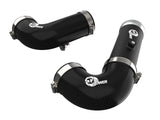 aFe BladeRunner Intercooler Hot & Cold Side Tubes Combo 20-21 GM Trucks 3.0L (td) - Black | 46-20454-B