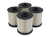AFE aFe ProGuard D2 Fuel Filter; GM Diesel Trucks 17-21; V8 6.6L L5P - 4 Pack 44-FF023-MB