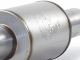 aFe Atlas Exhausts Mufflers Al Steel EXH Muffler 4 ID In/Out 8 Dia x 12L AL | 49-91014