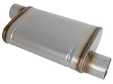 AFE MACH Force-Xp 409 SS Muffler 3in ID Offset/Offset x 4in H x 9in W x 14in L - Oval Body 49M00030