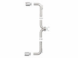 AFE aFe Takeda 2-1/2in 304 SS Axle-Back Exhaust w/ Polished Tips 14-18 Mazda 3 L4 2.0L/2.5L 49-37014-P