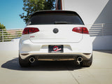 AFE aFe MACH Force-Xp 3 IN to 2-1/2 IN Stainless Steel Cat-Back Exhaust Carbon Volkswagen GTI 15-17