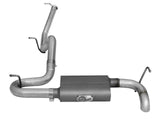 AFE aFe Scorpion Exhaust System Cat Back 2.5in Aluminized Hi-Tuck 07-18 Jeep Wrangler JK V6 3.6/3.8L 49-08043