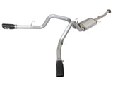 AFE aFe MACHForce XP Exhaust 3in SS Dual Side Exit CB w/ Black Tips 2015 Ford F150 5.0L V8 CC/SB EC/LB 49-43074-B
