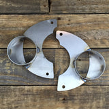 Condor Speed Shop Stainless Brake Backing Plates Only Stainless Steel Brake Cooling Plates - E30 BRKPLT