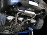 aFe Takeda 2-1/2in 304SS Cat-Back Exhaust Infiniti G37 08-13/Q60 14-15 V6-3.7 w/ Blue Flame Tips | 49-36103-L