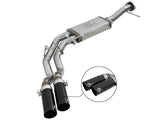 AFE aFe Rebel Series Exht 3in SS Middle Side Exit CB w/ Black Tips 11-14 Ford F150 Ecoboost V6 3.5L (tt) 49-43078-B