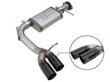 aFe Rebel Series CB 3in Middle Side Exit SS Exht w/ Black Tips 15-17 Chevy Colorado / GMC Canyon | 49-44061-B