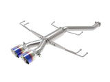 aFe Takeda 2.5in 304SS Axle-Back Exhaust System 17-19 Honda Civic Type R L4-2.0L (t) - BL Flame Tip | 49-36626-L