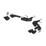 MBRP 16-19 Chevrolet Camaro V6 2.5in BLK NPP Dual Axle Back Exhaust w/ 4in Quad Dual Wall Tips | S7039BLK