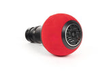 BFI BFI GS2 Heavy Weight Shift Knob - Red Anodized Alcantara - Black Anodized (Porsche 964-997 Fitment) GS2PSRU