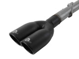 AFE aFe Gemini XV 3in 304 SS Cat-Back Exhaust w/ Cutout 19-21 GM Silverado/Sierra 1500 V8- w/ Black Tips 49-34139-B