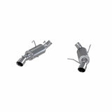 MBRP 11-14 Ford Mustang GT 5.0 3in Dual Muffler Axle Back Split Rear Alum Exhaust System | S7225AL