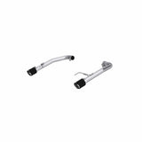 MBRP 15-17 Ford Mustang GT 5.0L T304 Stainless Steel 2.5in Axle-Back with Carbon Fiber Tips | S72763CF