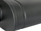 AFE aFe MACH Force-Xp 409 SS Muffler w/ Black Finish 3in Center/Offset 22in L x 11in x 5in - Oval Body 49M00016-B