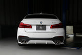 3D Design 3D Design - 5 Series G30 M-Sport Rear Diffuser installs with OE M-Sport Diffuser 3108-33011