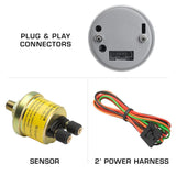 GlowShift Gauges GlowShift Gauges Tinted Oil Pressure Gauge GS-T04