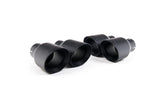 Milltek Resonated with Quad GT-100 Black Trims Milltek 2.5" Cat-back Exhaust - Audi / B9 / 3.0T / V6 / S5 SSXAU707