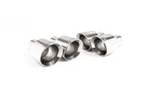 Milltek Resonated with Quad GT-100 Polished Trims Milltek 2.5" Cat-back Exhaust - Audi / B9 / 3.0T / V6 / S5 SSXAU706