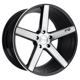 Niche 20X8.5 et34 / 5X112 / cb66.56 Niche Cast Milan 20" 5x112 Gloss Black Brushed M1242085F8+34