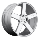 Niche 18X8.0 et40 / 5X114.3 / cb72.56 Niche Cast Milan 18" 5x114.3 Gloss Silver Machined M135188065+40