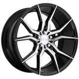 Niche 19X9.5 et35 / 5X120 / cb72.56 Niche Cast Ascari 19" 5x120 Gloss Black Brushed M166199521+35