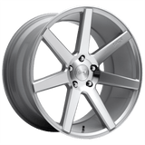Niche 20X10.5 et27 / 5X112 / cb66.56 Niche Cast Verona 20" 5x112 Gloss Silver Machined M1792005F8+27