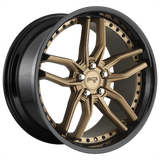 Niche 20X10.5 et35 / 5X120 / cb72.56 Niche Cast Methos 20" 5x120 Matte Bronze Black Bead Ring M195200521+35