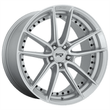 Niche 18X8.0 et40 / 5X114.3 / cb72.56 Niche Cast DFS 18" 5x114.3 Gloss Silver Machined M221188065+40
