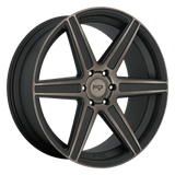 Niche 20X10.5 et40 / 5X114.3 / cb72.56 Niche Cast Carina 20" 5x114.3 Matte Machined Double Dark Tint M236200565+40