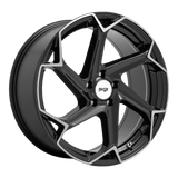 Niche 20X10.5 et35 / 5X120 / cb72.56 Niche Cast Flash 20" 5x120 Gloss Black Brushed M255200521+35