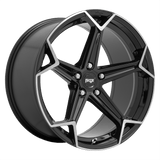 Niche 20X9.0 et27 / 5X112 / cb66.56 Niche 1PC N259 Arrow 20" 5x112 Gloss Black Brushed M259209044+27