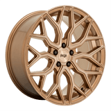Niche 22X10.0 et30 / 5X130 / cb84.1 Niche Cast Mazzanti 22" 5x130 Bronze Brushed M263220046+30