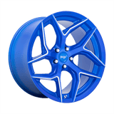 Niche 20X10.5 et35 / 5X120 / cb72.56 Niche Cast Torsioni 20" 5x120 Anodized Blue Milled M268200521+35