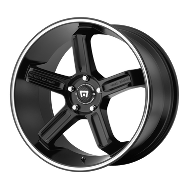 Motegi Racing 18x9 / 4x100/4x114.3 et45 / cb72.56 Motegi MR122 18" 4x100/4x114.3 Satin Black W/ Machined Stripe MR12289098745